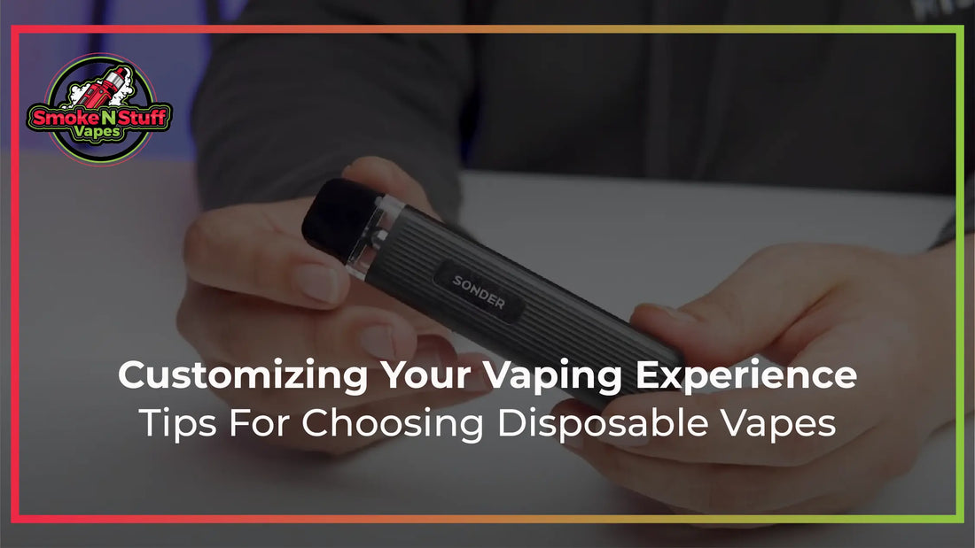 Customizing Your Vaping Experience 