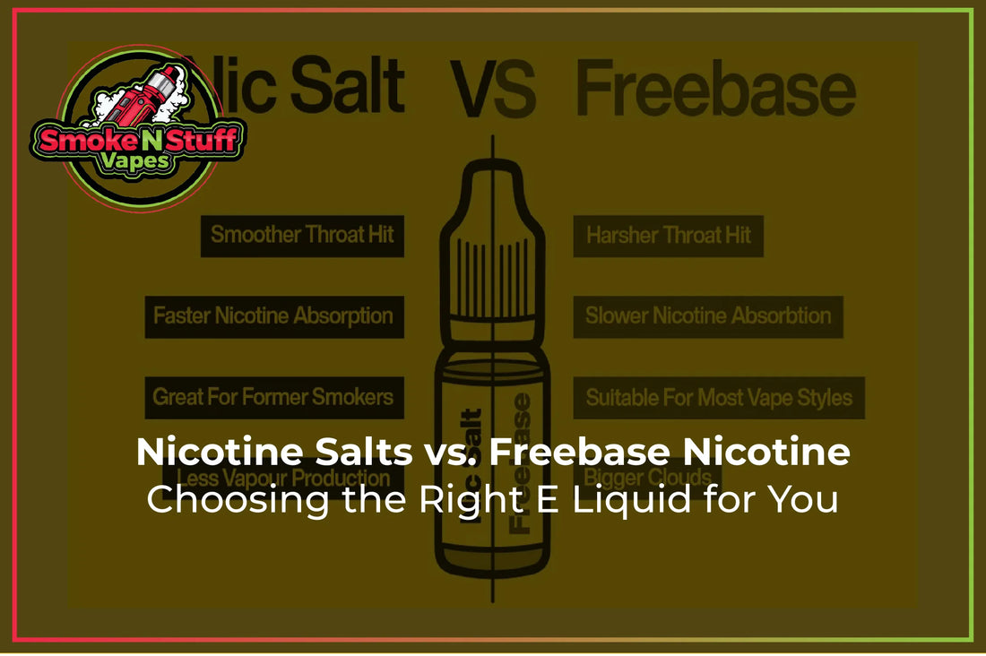 Nicotine Salts vs. Freebase Nicotine 